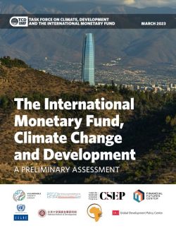 The International Monetary Fund, Climate Change and Development A PRELIMINARY ASSESSMENT