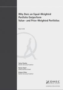 Why Does An Equal-Weighted Portfolio Outperform Value- And Price ...