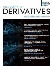The Journal of Derivatives Spring 2020