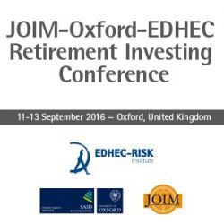 JOIM Oford EDHEC Retirement Investing conference