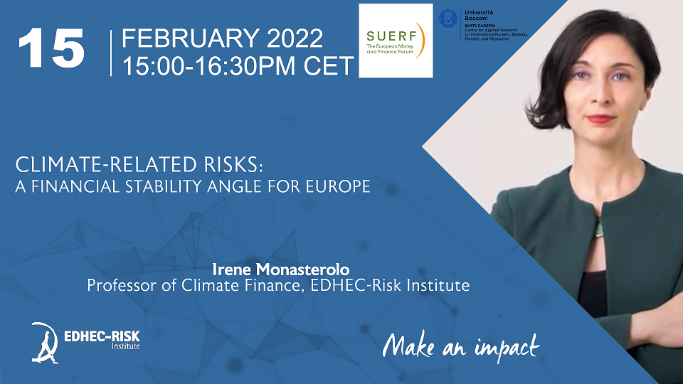 Irene Monasterolo, Suerf: Climate Related Risks 