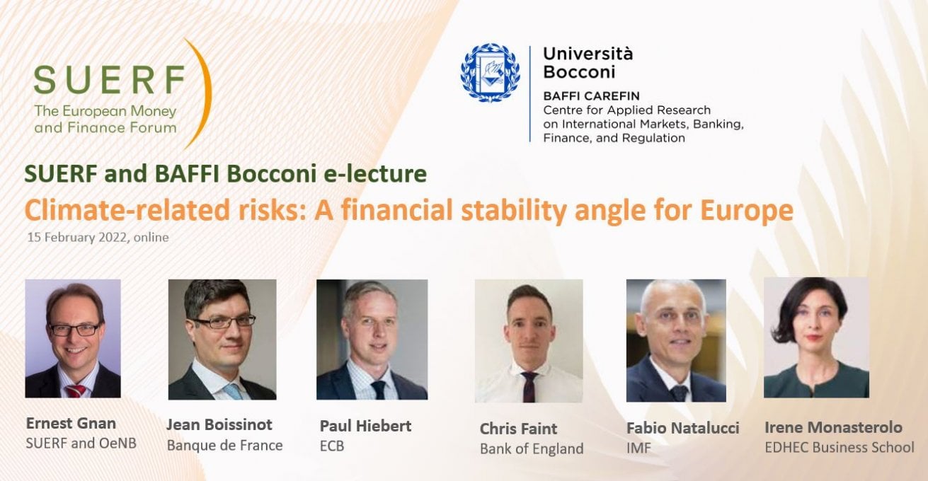Climate-related risks: A financial stability angle for Europe